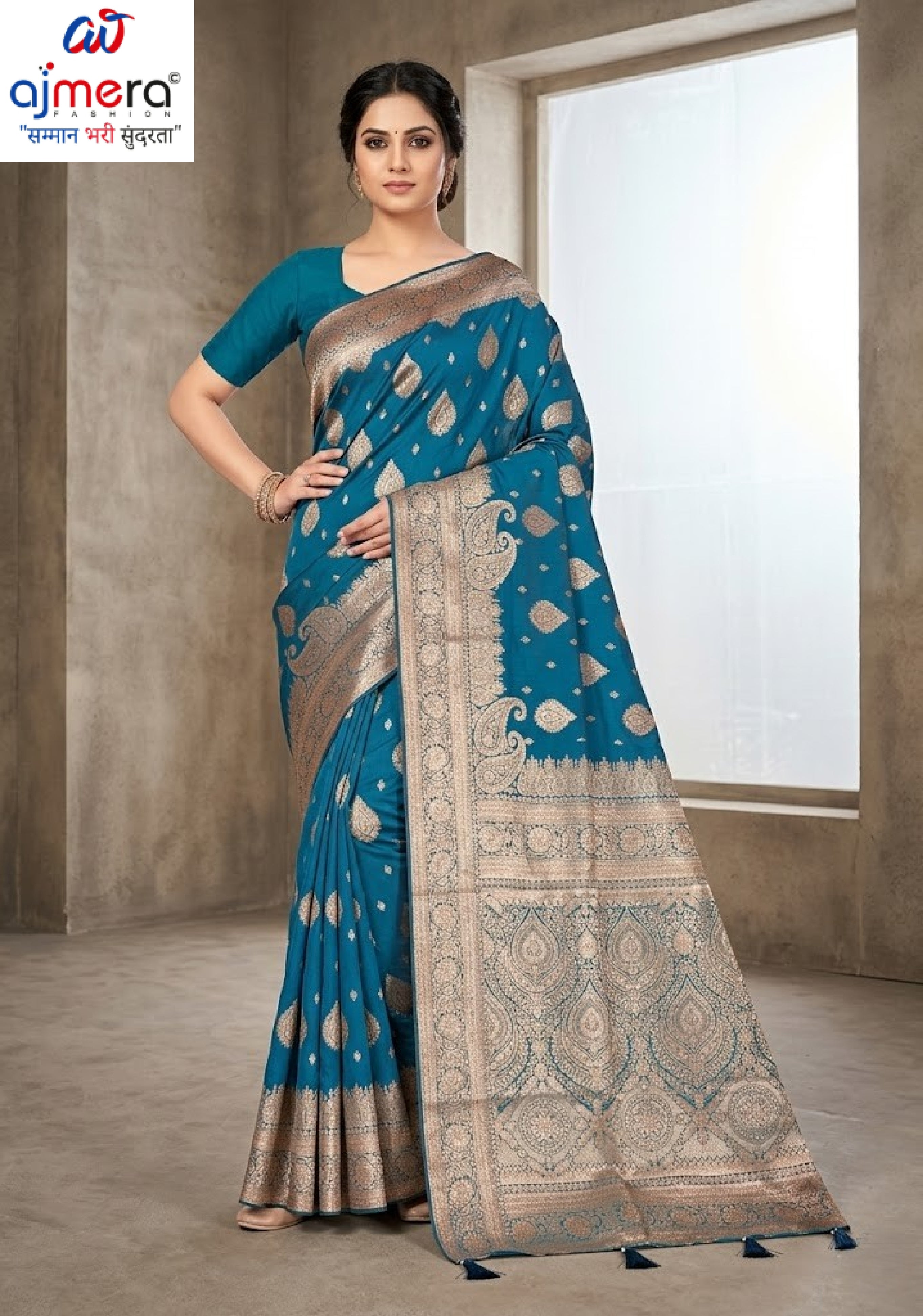 Designer Jacquard Silk Saree with Blouse Piece for Traditional Occasions | TUL-HANSJODA SILK VOL-15