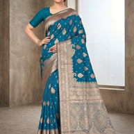Designer Jacquard Silk Saree with Blouse Piece for Traditional Occasions | TUL-HANSJODA SILK VOL-15