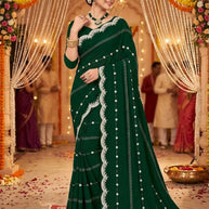 Dyed Matching Saree Manufacturer with Blouse Piece for Premium Ethnic and Traditional Wear | SRS-SHYAM SUNDARI