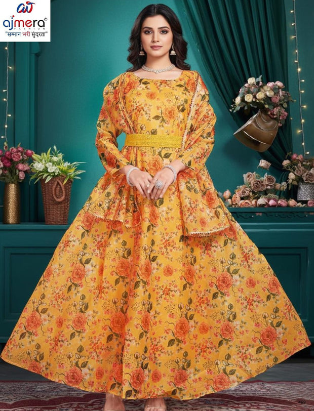 Designer Organza Gown for Women | PNC-2129