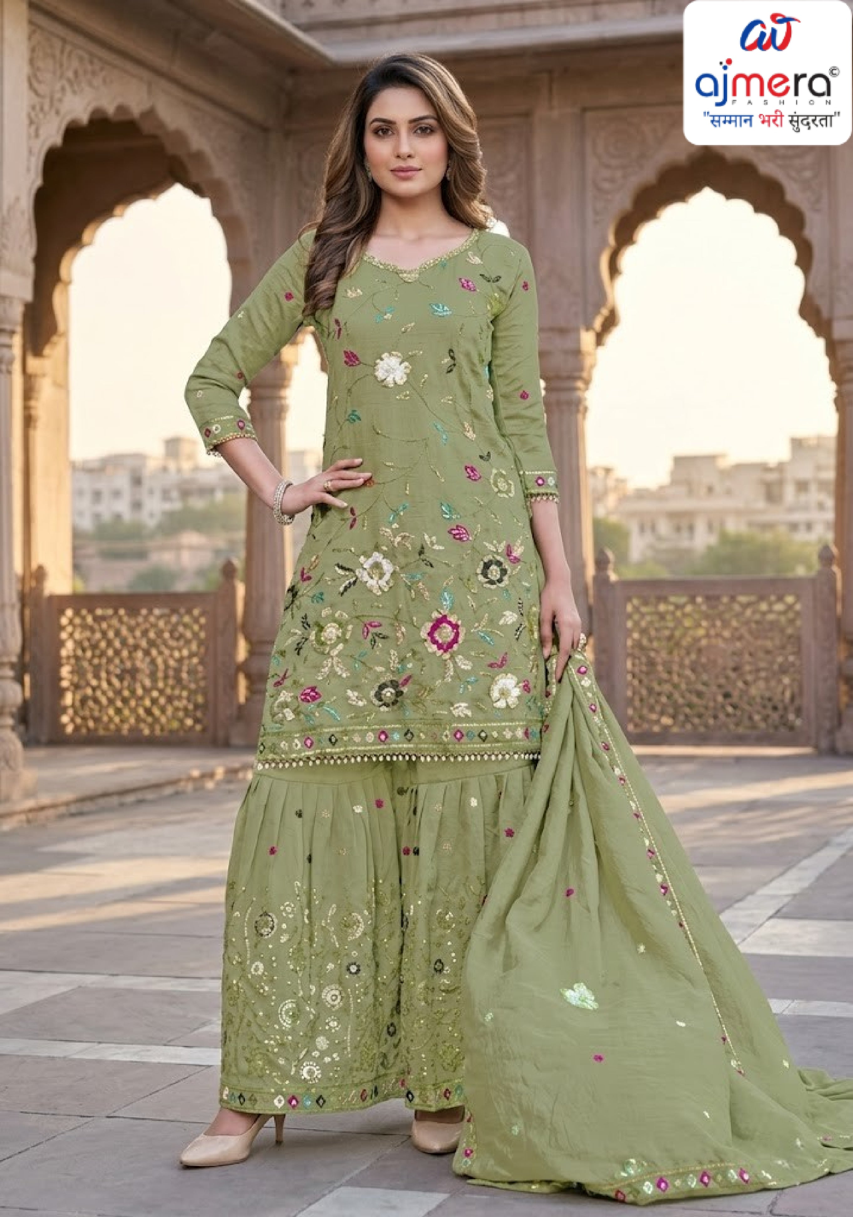 Designer Elegant Ethnic Kurti Set for Women | TOS-NILOFAR