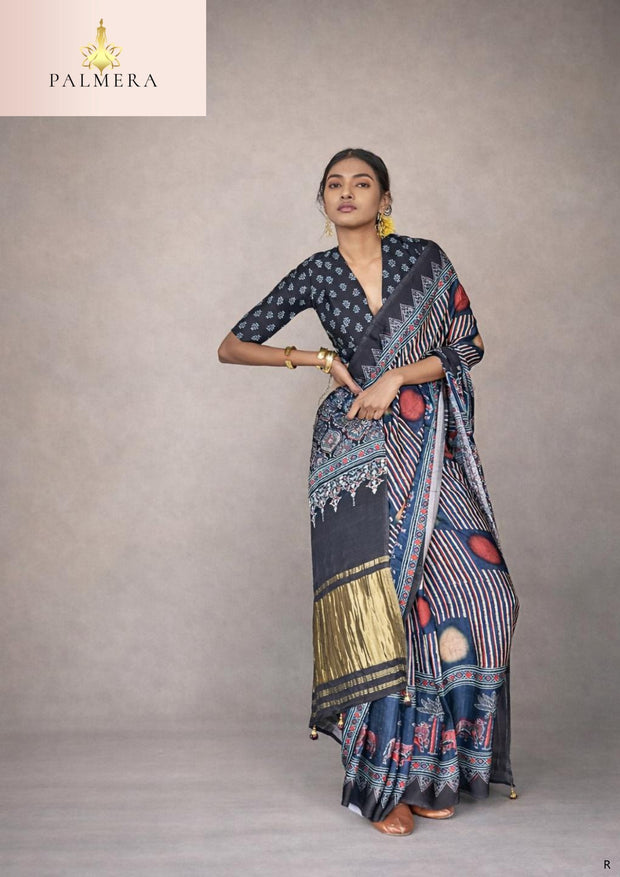 Palmera Saree Manufacturer and Palmera Saree Supplier | ALL-SURTAAL-107