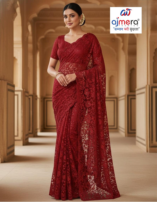 Surat Saree Wholesale Market without Blouse for Premium Ethnic and Traditional Wear | SJX-LY SAREE-17