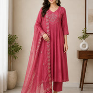Elegant Designer Palmera Kurti Set for Women | MIK-279C