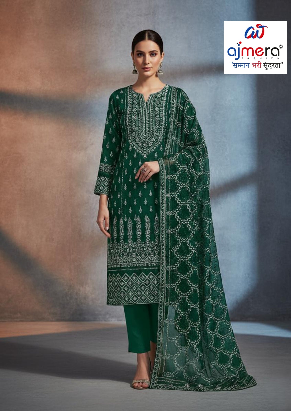 Premium Designer Unstitched Suit Set | MON-151