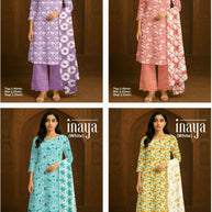 Premium Cotton Unstitched Suit Set | KRN-INAYA
