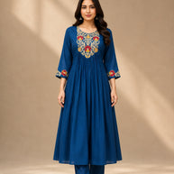 Stylish Designer Palmera Kurti Set for Women | MIK-359F