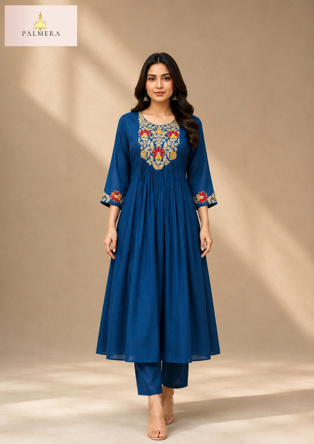 Stylish Designer Palmera Kurti Set for Women | MIK-359F