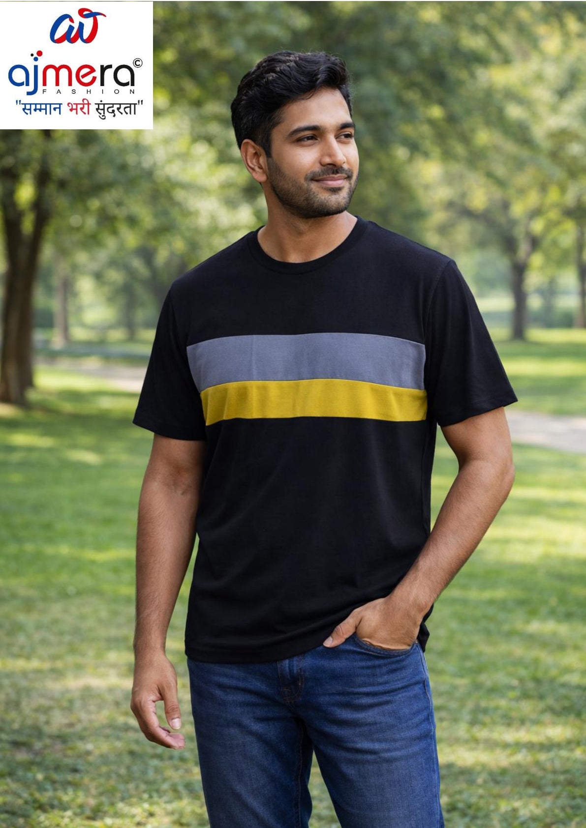 Mens Lycra T-Shirt Manufacturer India | RSS-LYCRA PATTA