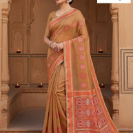 Artisan Rapier Silk Matching Saree With Blouse Piece | RKI-188