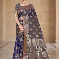 Stylish Jacquard Silk Saree with Blouse Piece for Festive Collection | TUL-MALBARI SILK VOL-59