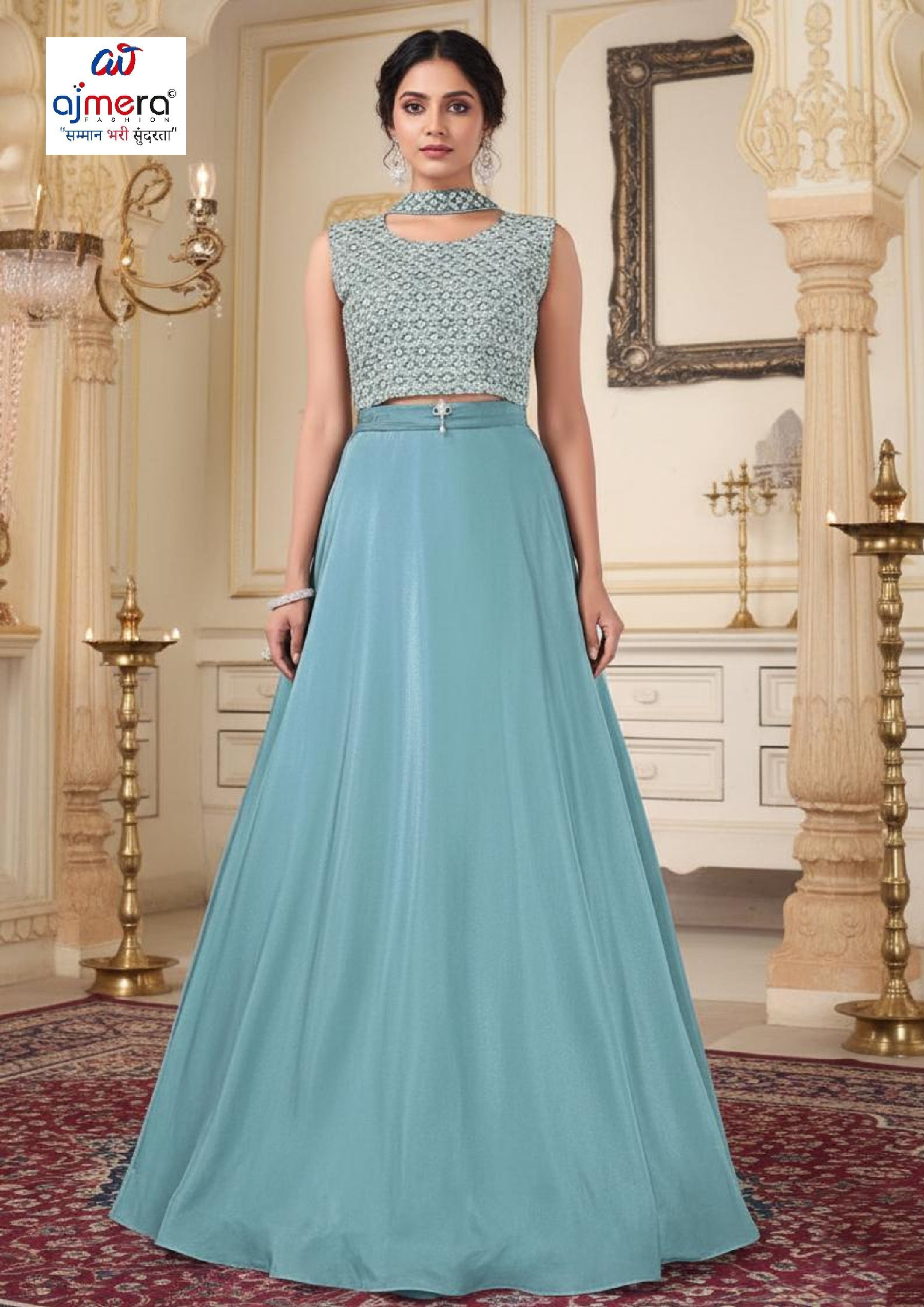 Elegant Rangoli Designer Party Wear Gown for Women | SHP-4225