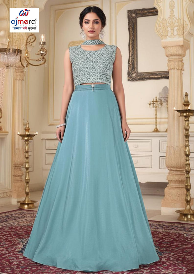 Elegant Rangoli Designer Party Wear Gown for Women | SHP-4225