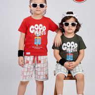 Wholesale Boys Casual T-Shirt & Pant Set | RMC-1253-22X26