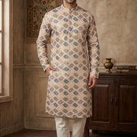 Premium Men's Kurta & Payjama for Wedding & Festive Wear | SNA-MKP12958