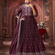 Women Gown Manufacturer Designer Georgette Gown for Women | SHP-6118