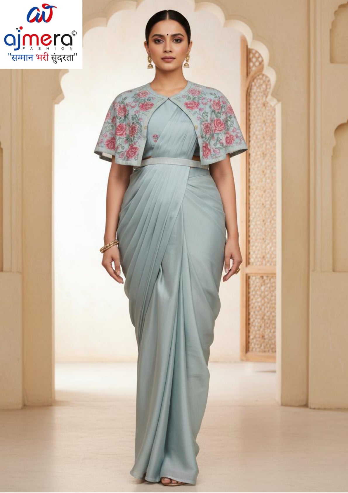 Designer Gown with Blouse for Women | ATZ-337