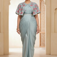 Designer Gown with Blouse for Women | ATZ-337