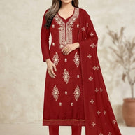 Premium Jaam Cotton Unstitched Suit Set | MJI-BINDU