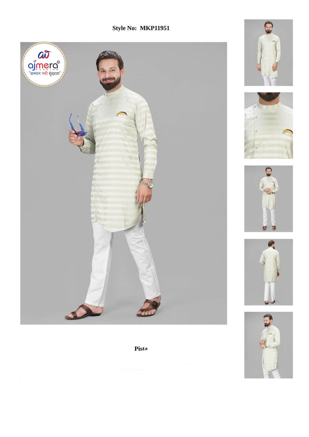 Premium Men's Kurta & Payjama for Wedding & Festive Wear | SNA-MKP11951