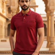 Mens Polo T-Shirt Manufacturer India | ALTSS24PLO195