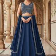 Elegant Georgette Designer Party Wear Gown for Women | OSC-26