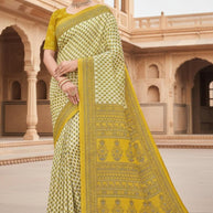 Handloom Cotton Saree with Blouse Piece for Premium Ethnic and Traditional Wear | ASS-SARITA VOL-5