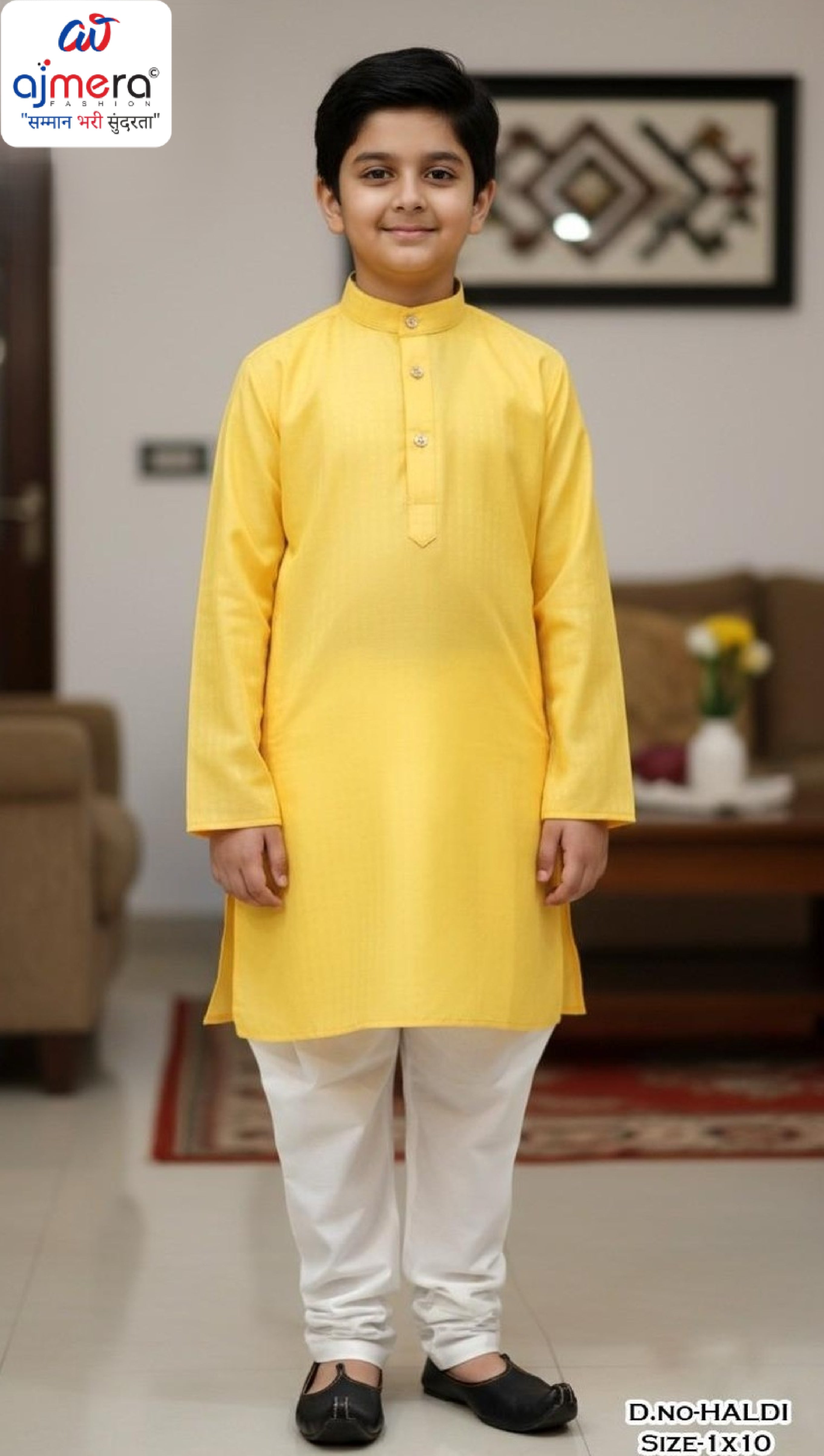Wholesale Boys Kurta Pajama Collection for Festive Wear | JDW-HALDI