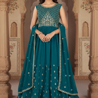 Designer Georgette Gown for Women | SHP-1570