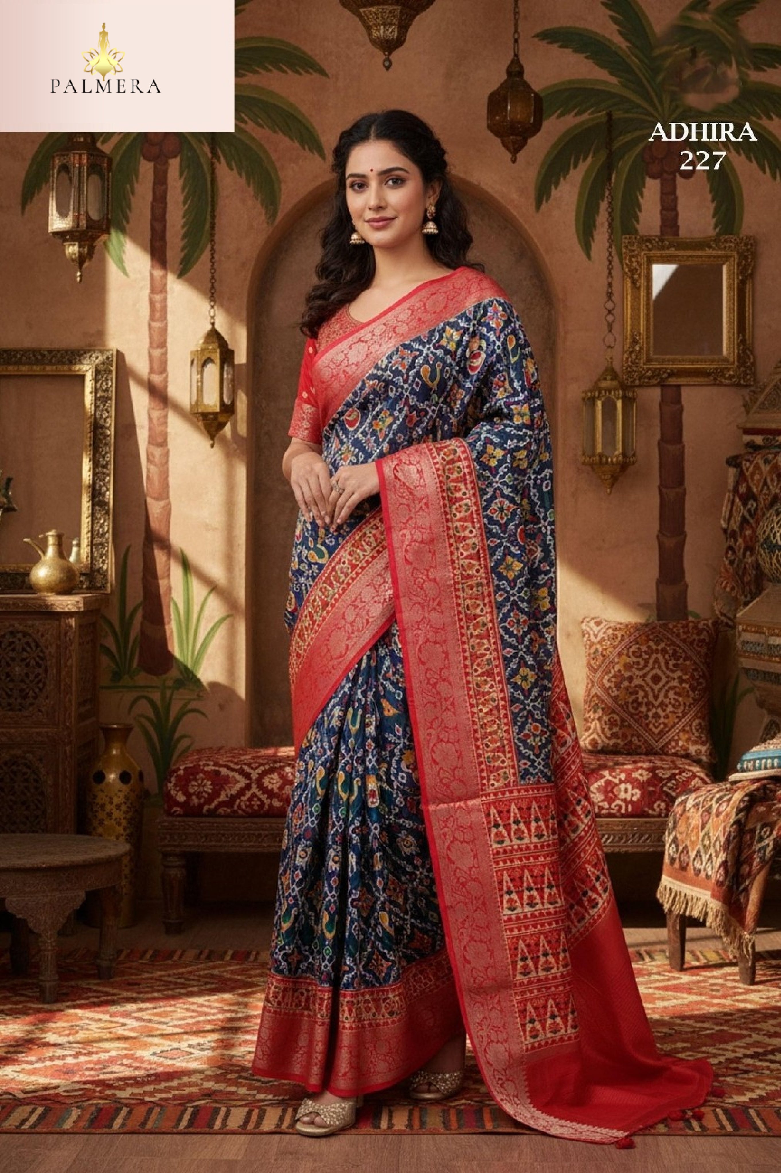 Adhira Dola Saree with Blouse for Premium Wedding and Ethnic Wear | ALL-ADHIRA-227