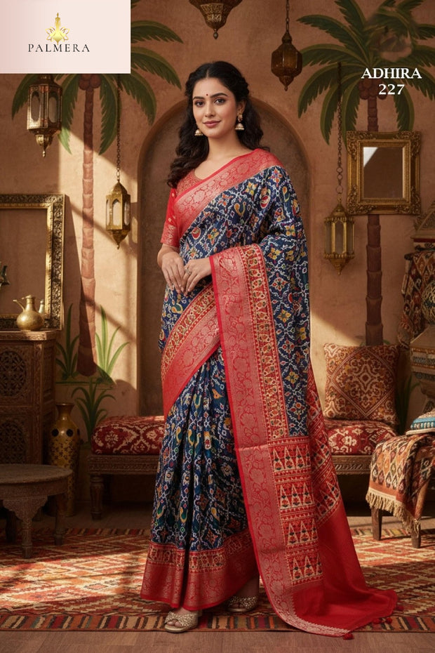 Adhira Dola Saree with Blouse for Premium Wedding and Ethnic Wear | ALL-ADHIRA-227