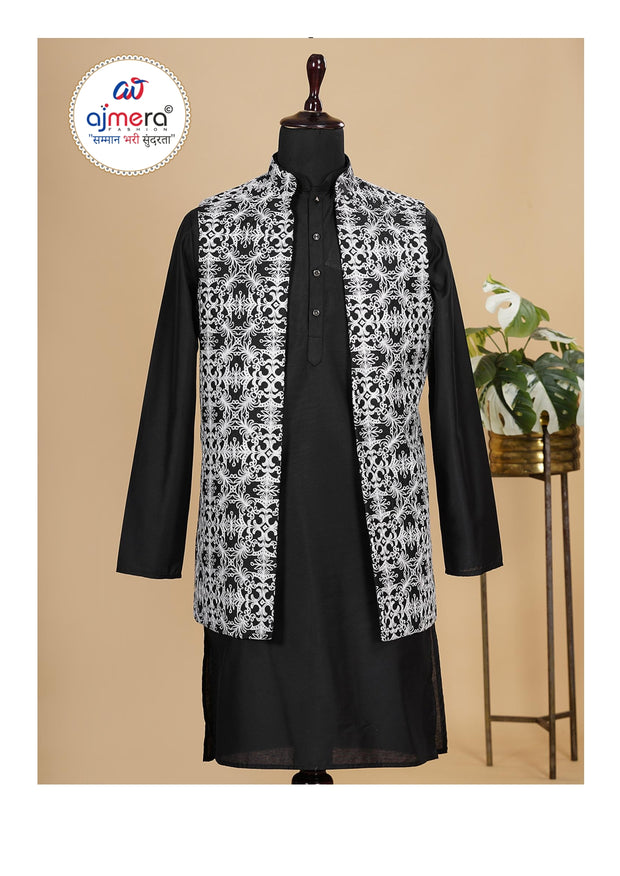 Premium Men's Kurta & Payjama for Wedding & Festive Wear | SNA-MKP12705