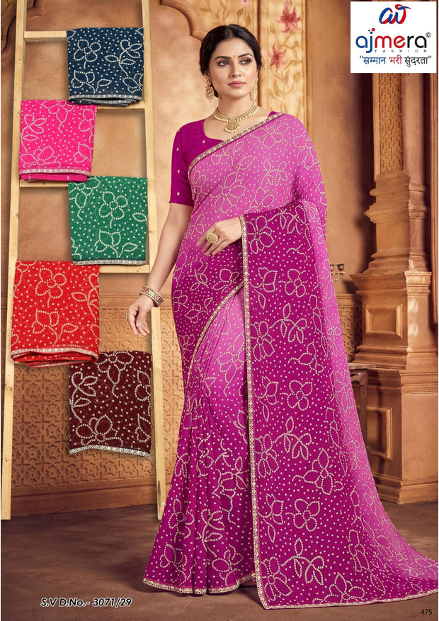 Contemporary Printed Saree with Blouse Piece for Premium Wear  | SSR-SALAAR