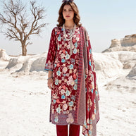 Premium Pure Jaam Cotton Unstitched Suit Set | VAS-LUMINA