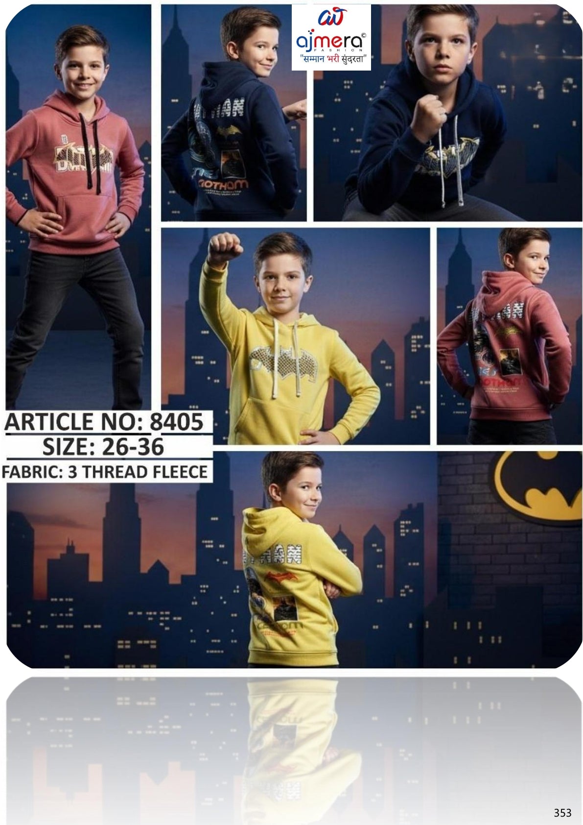 Wholesale Boys Hooded Sweatshirt | ALW-8405 FS-24X28