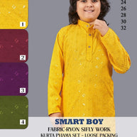 Wholesale Boys Ethnic Kurta Collection | NKJ-SMART BOY
