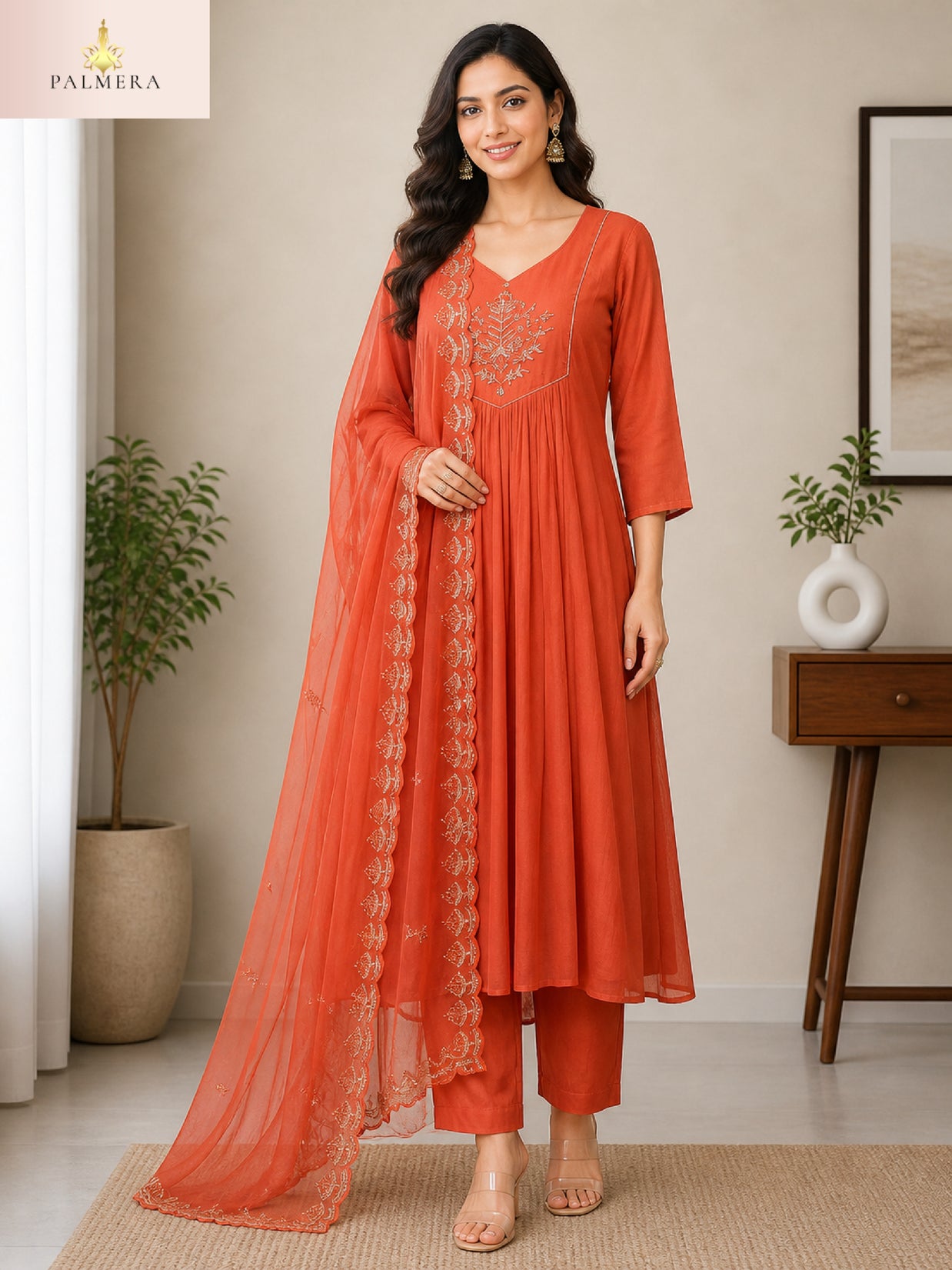 Elegant Designer Palmera Kurti Set for Women | MIK-279D