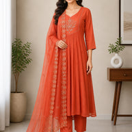 Elegant Designer Palmera Kurti Set for Women | MIK-279D