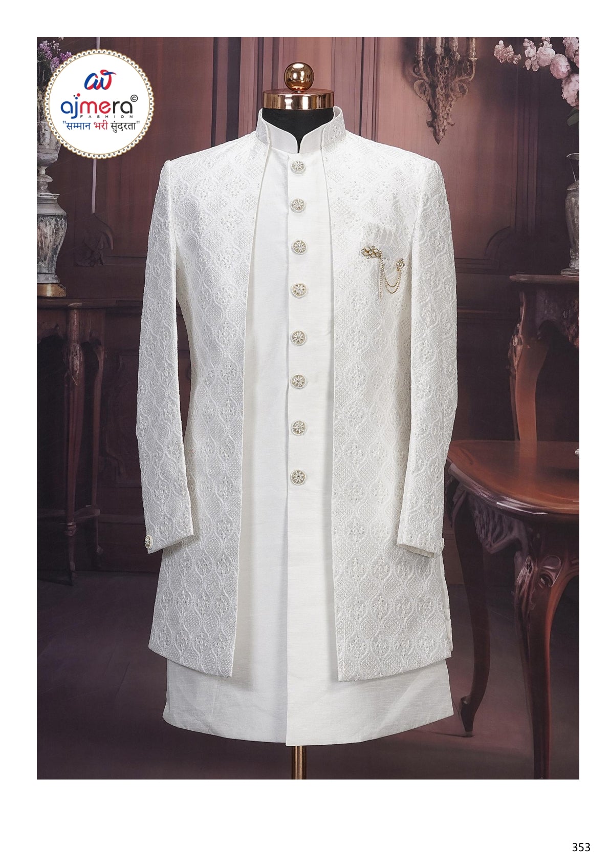 Premium Men's Indo Western for Wedding & Party Wear | SNA-MIN11582