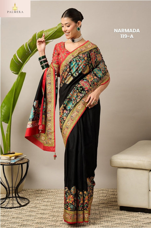 Palmera Saree Manufacturer and Palmera Saree Supplier | ALL-NARMADA-119