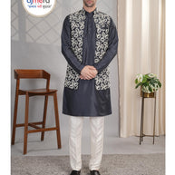 Premium Men's Kurta & Payjama for Wedding & Festive Wear | SNA-MKP12442