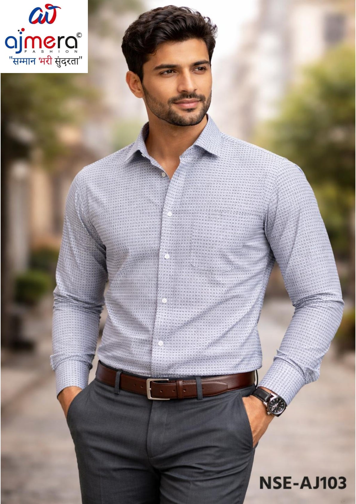 Mens Shirt Bulk Manufacturer India | NSE-AJ103