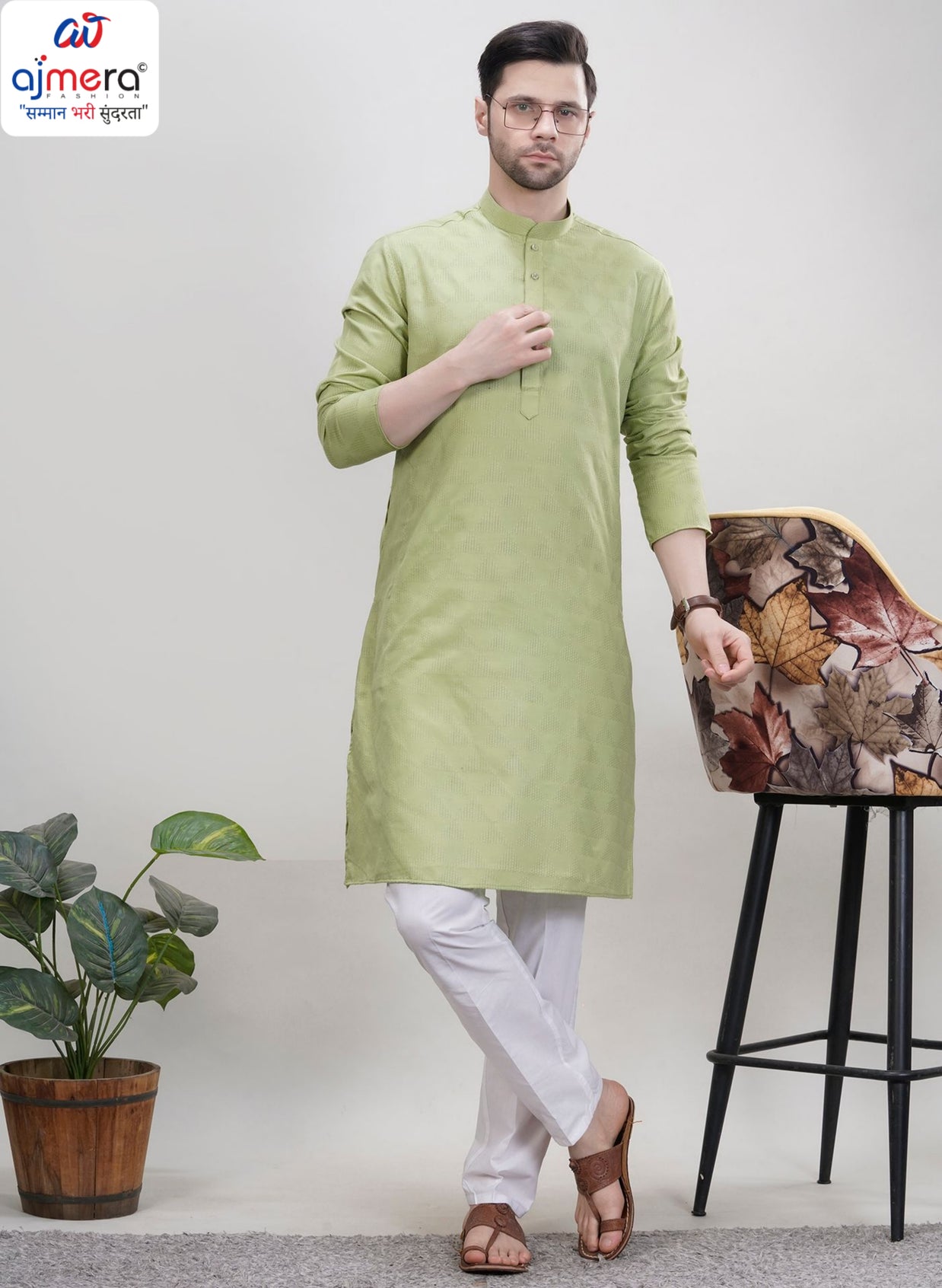 Premium Men's Kurta & Pajama for Wedding & Festive Wear | SNA-MKP12909