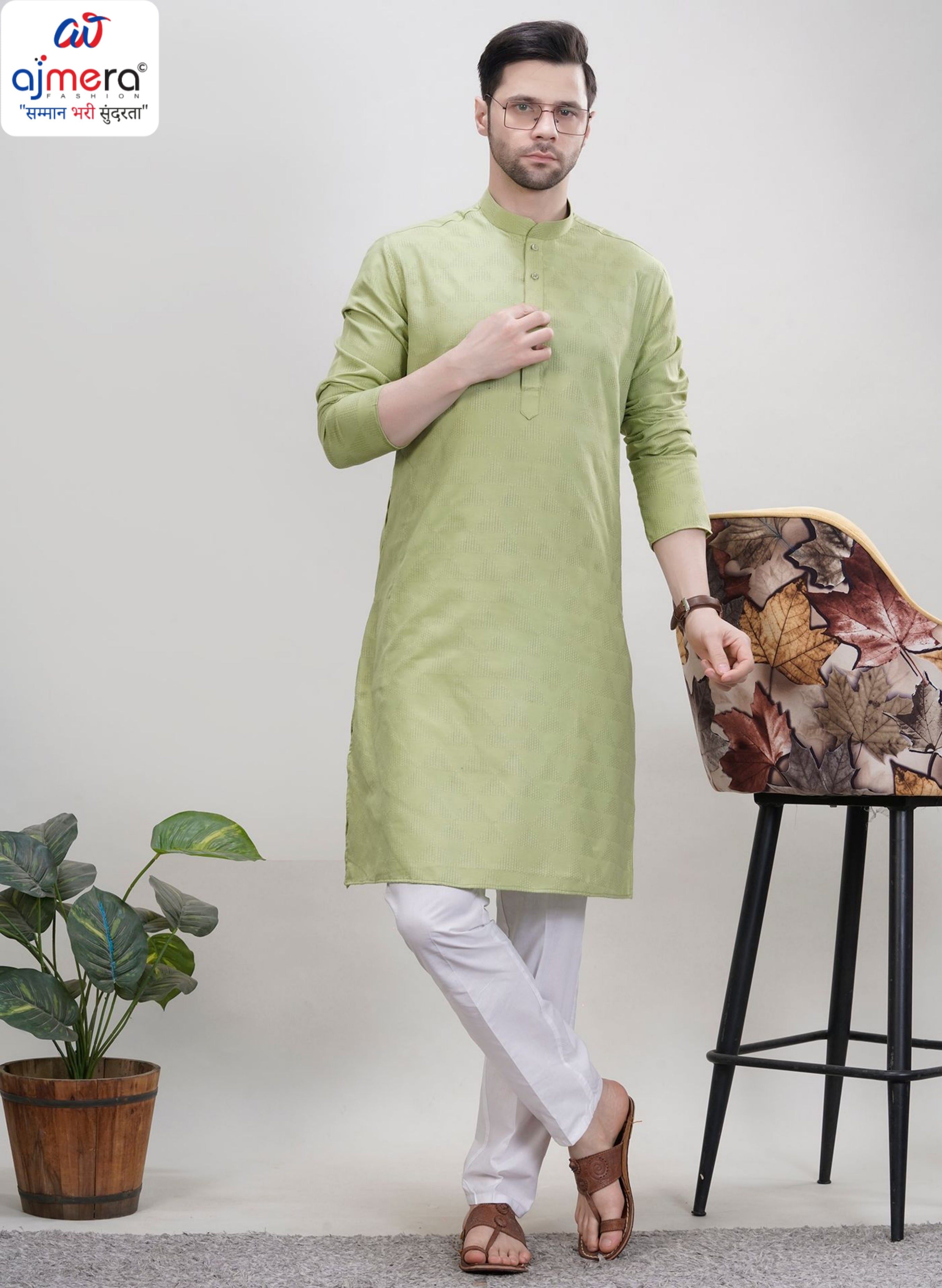 Premium Men's Kurta & Pajama for Wedding & Festive Wear | SNA-MKP12909