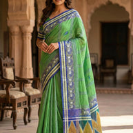 Wholesale Cotton Saree with Without Blouse for Premium Ethnic and Traditional Wear | NDN-KALKI PAR ABUL BUTI