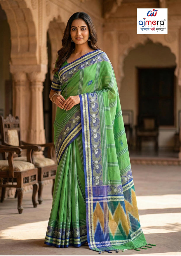 Wholesale Cotton Saree with Without Blouse for Premium Ethnic and Traditional Wear | NDN-KALKI PAR ABUL BUTI