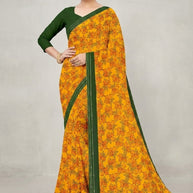 Exclusive Printed Saree with Blouse Piece for Elegant Ethnic Look | CAS-SHUBH LAGAN
