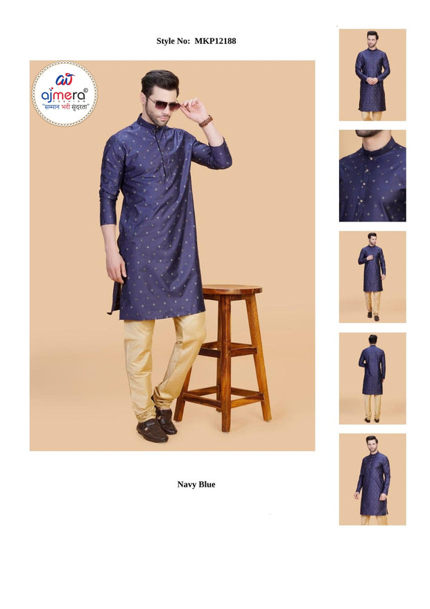 Premium Men's Kurta & Pajama for Wedding & Festive Wear | SNA-MKP12188