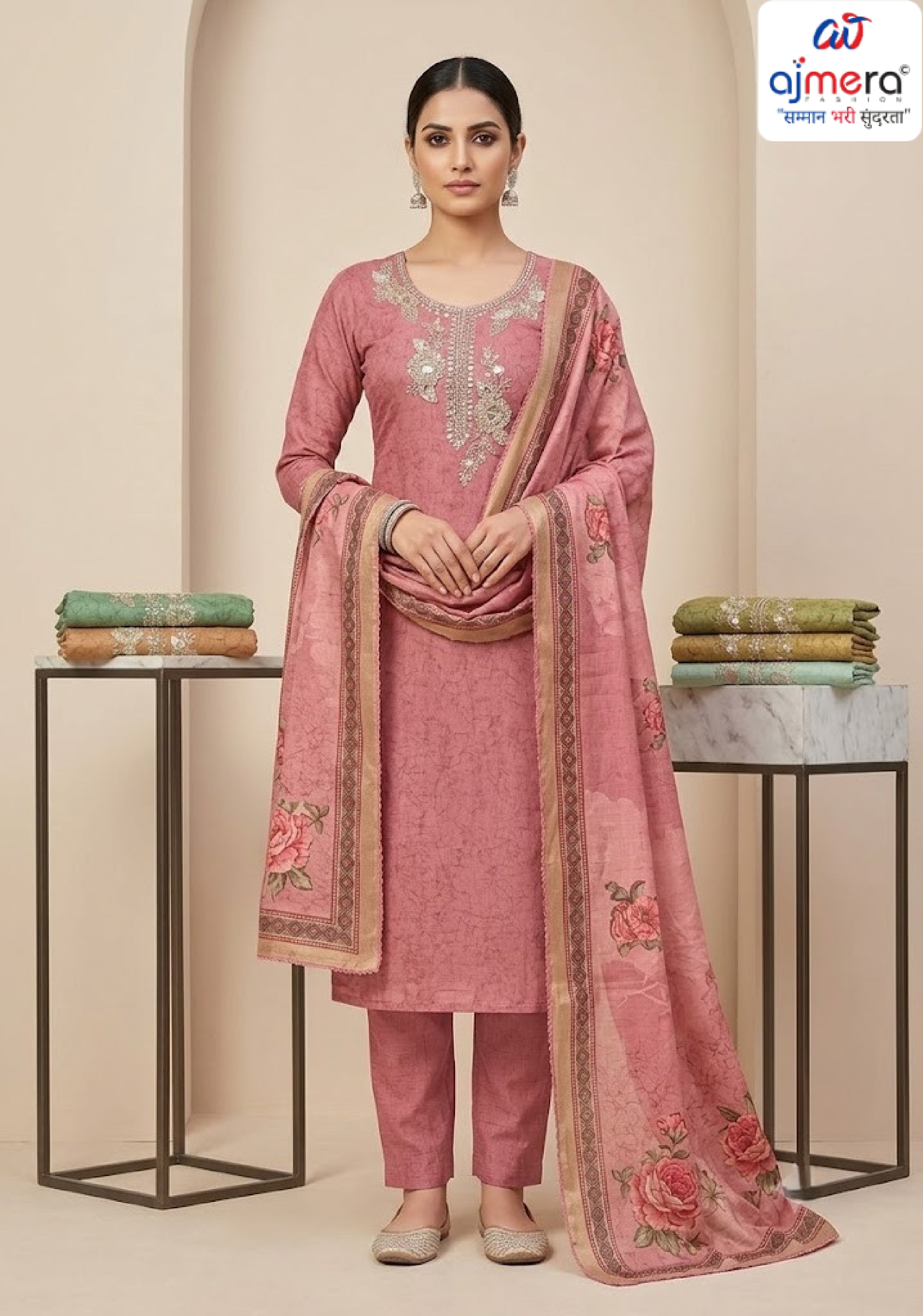 Classic Linen Designer Unstitched Suit | VAA-MASTER CHEF