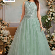 Elegant Designer Party Wear Gown for Women | KRU-8045